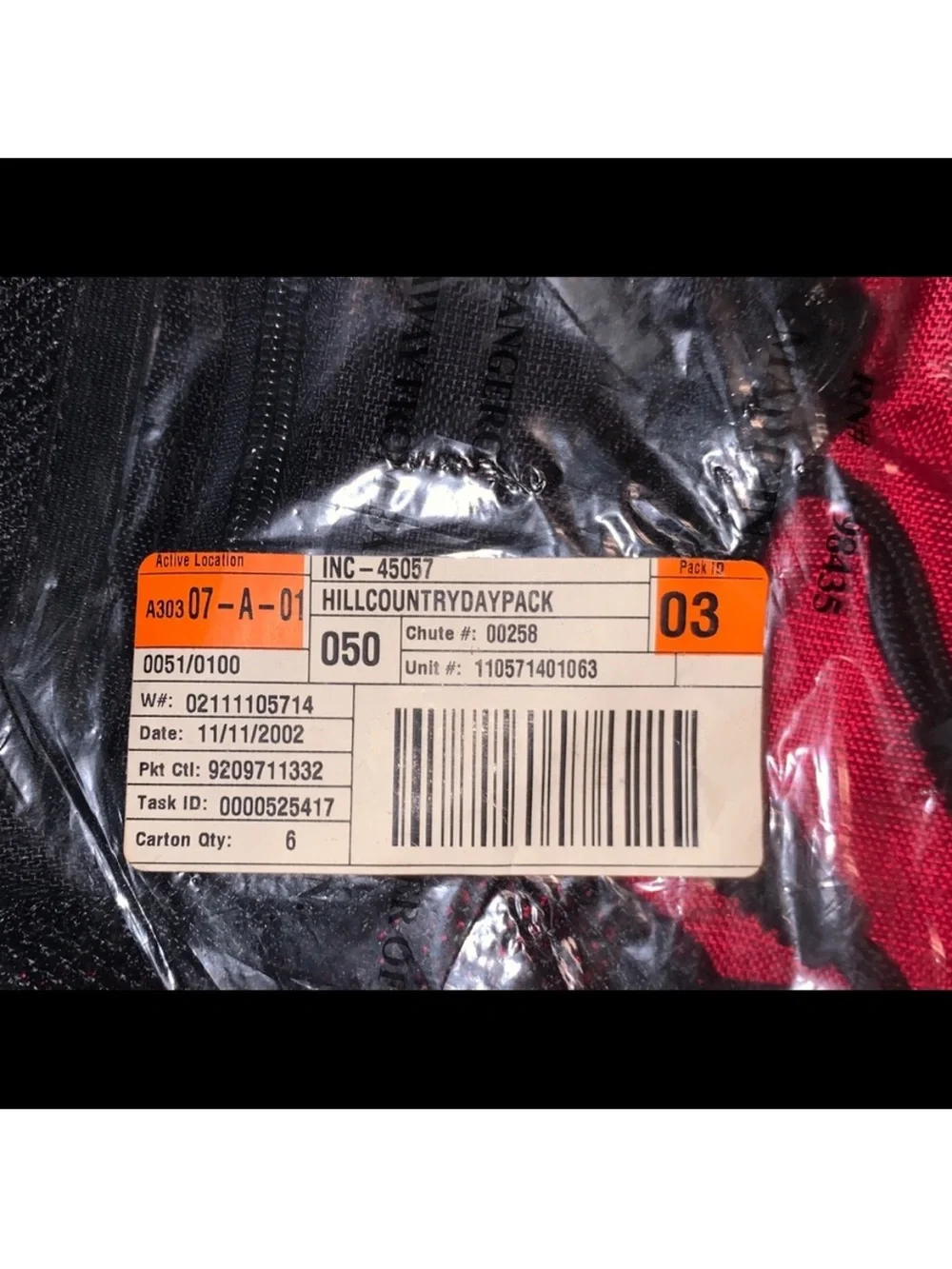 Marlboro Cowboy Chronicles Red and Black Zippered Backpack NWT